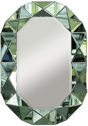 KFG079 KFG079 Зеркало в зеленой зеркальной раме 101*71*3см Garda Decor