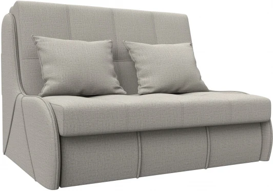 124265 Диван прямой аккордеон Риттэр 120 (Бежевый/Рогожка) Лига Диванов арт.124265
