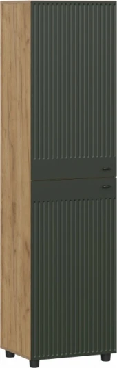 582105 Шкаф Эдолина глухой (Эдолина дуб золотой / олива софт) Woodville арт.582105