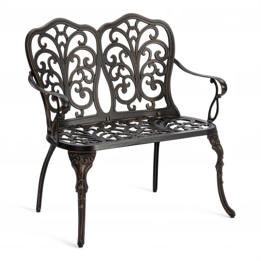 10673 Скамья Secret de Maison Symphonie/Симфония сплав металла/алюминий, бронзовый 95х56х92см Tetchair 10673