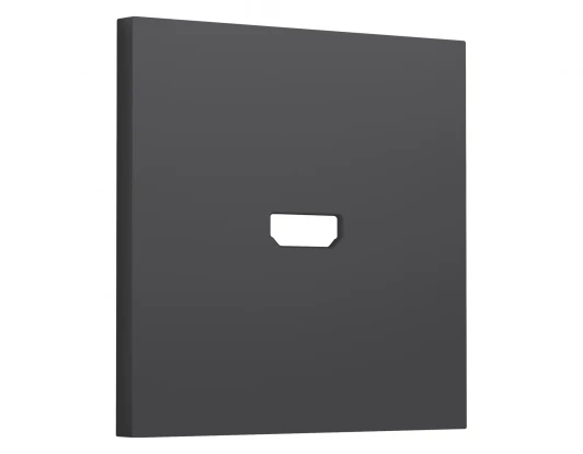 SP9140 Лицевая панель SIGMA (Графит Мягкое касание) для HDMI розетки Ambrella Volt QUANT PRO SP9140
