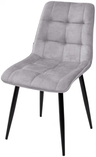 UDC7098РК601503 Обеденный стул M-City CHIC PK6015-03 (VBP203) античный cеребристо-серый, велюр