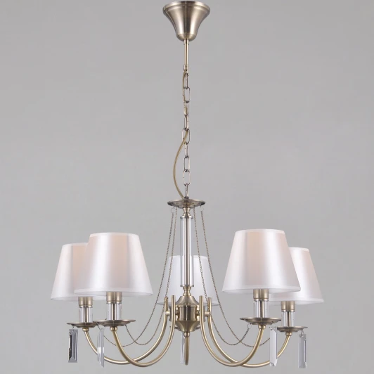 IL9466-5PSQ-26 AB ELITE Подвесная люстра ILLUMICO IL9466-5PSQ-26 AB ELITE