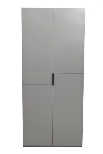 GD-10013/2-6(глухой) GD-10013/2-6 Шкаф Альто(Alto) двухд с полками, цвет серый Кобальт, фасад глухой 100*57*228.5см Garda Decor