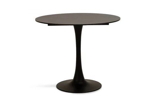 GRAY-R70-CHIN(MI-81) "Тюльпан" стол из HPL круглый Ø70см, цвет "серый гранит" 4SIS GRAY-R70-CHIN(MI-81)