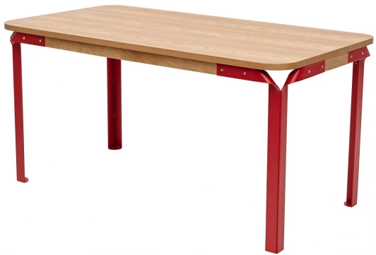 GT389NATURALRED Обеденный стол M-City APSARAS красный