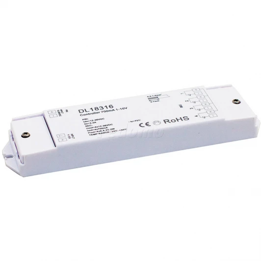 DL18316/controller 700mA 1-10V Donolux контроллеры для светодиодной ленты DL18316/controller 700mA 1-10V