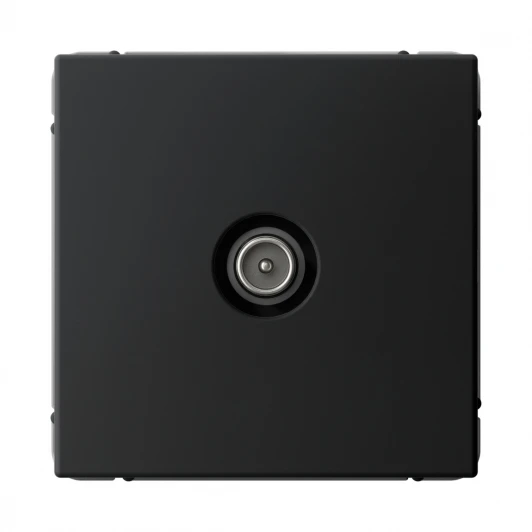 GAL001091 ТВ-розетка оконечная (карбон) Systeme Electric GAL001091