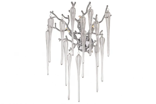 Tavenna H 2.40.101 N Бра Dio D`arte Tavenna Nickel Tavenna H 2.40.101 N (220V, хрусталь, подвески)