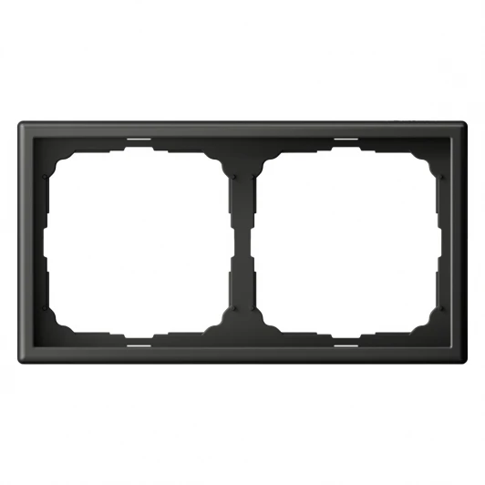 GAL001402 Рамка на 2 поста (базальт) Systeme Electric GAL001402