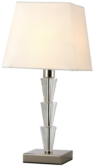 MARSELA LG1 NICKEL Интерьерная настольная лампа Crystal Lux Marsela LG1 NICKEL