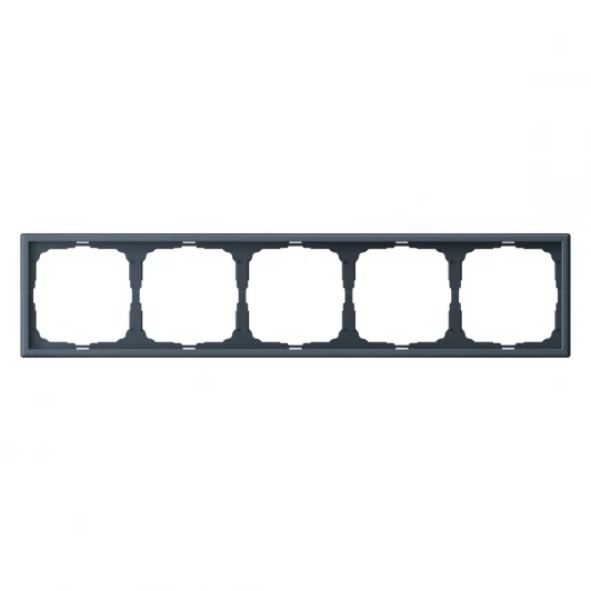 GAL000705 Рамка на 5 постов (грифель) Systeme Electric GAL000705