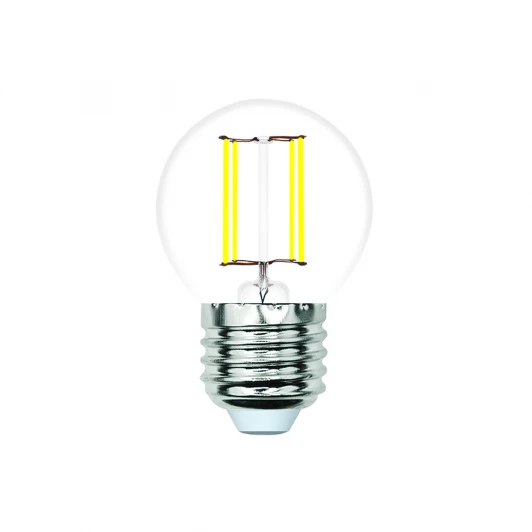LED-G45-6W/4000K/E27/CL/SLF Лампочка светодиодная филаментная Volpe LED-G45-SLF LED-G45-6W/4000K/E27/CL/SLF