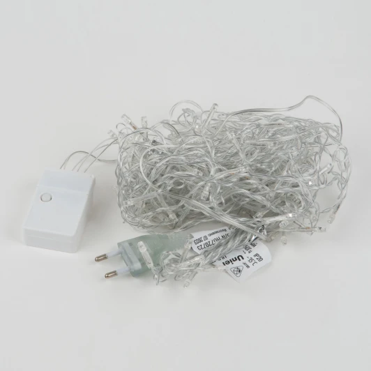 ULD-C1515-100/DTA MULTI IP20 Занавес светодиодный, 1,5х1,5м. 100 светодиодов, разноцветный свет Uniel ULD-C1515-100/DTA MULTI IP20