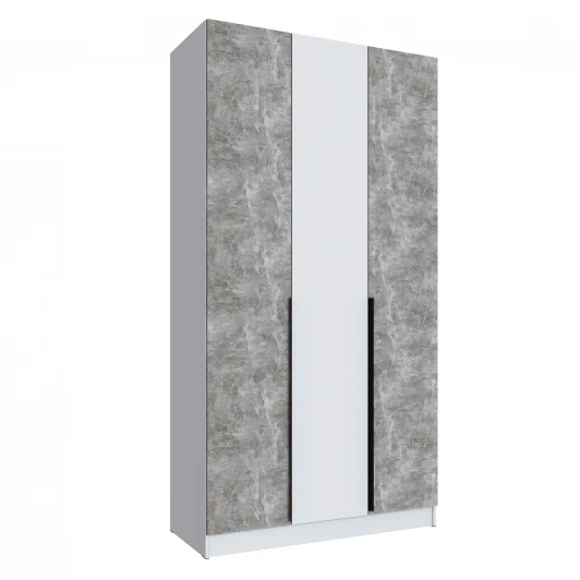 00-00185318 Шкаф Мадрид (1,2) без зеркала белый/ателье светлое ТЭКС 00-00185318