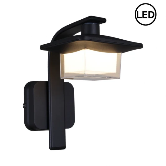 08332-9.2-001JH LED12W BK RLOS Настенный фонарь уличный светодиодный Reluce 08332-9.2-001JH LED12W BK RLOS
