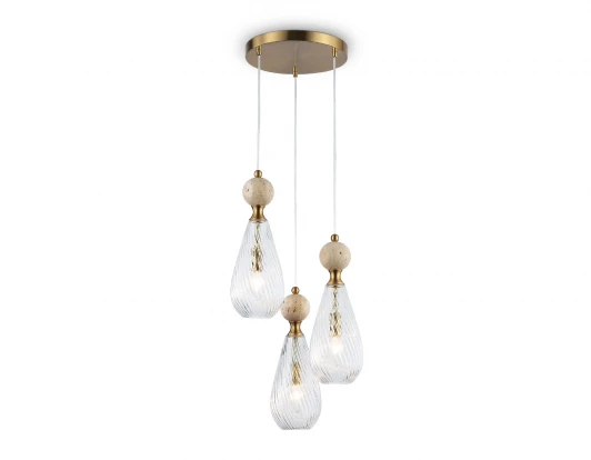 LH53284 Подвесной светильник с травертином Ambrella Ceramo Modern LH53284