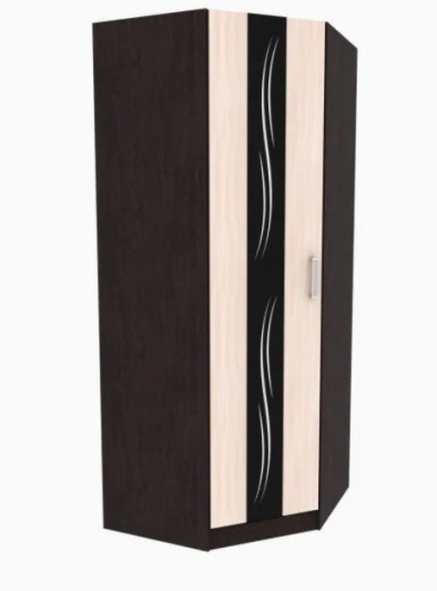 00-00003787 Эрика Шкаф ТЭКС угловой (Венге/Дуб молочный)