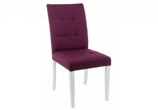 11032 Обеденный стул Woodville Madina white / fabric purple 11032