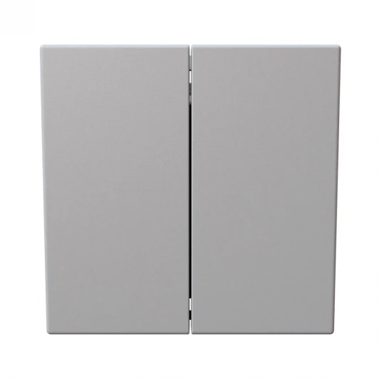 FD3014PWM Выключатель двухклавишный перекрестный (белый матовый) Jasmart FD FD3014PWM