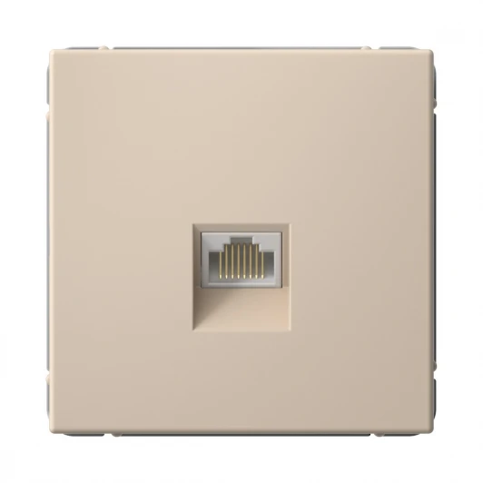 GAL001286 Розетка Ethernet RJ-45 (песочный) Systeme Electric GAL001286