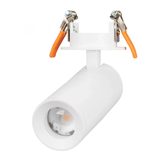 062273 Спот LGD-ARTEMIS-BUILT-FLAP-R55-12W Warm2700 (WH, 8-80 deg, 230V) (Arlight, IP20 Металл) 062273