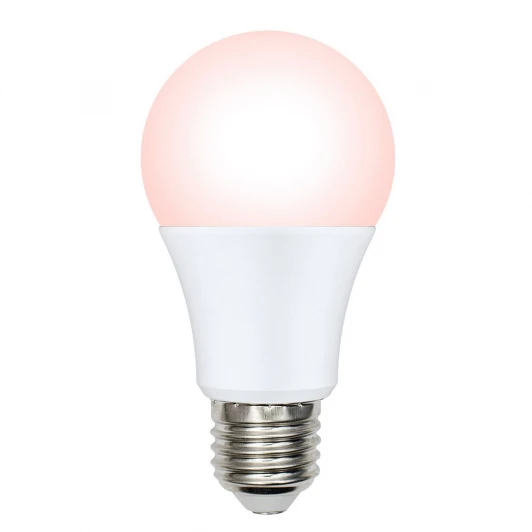 LED-A60-9W/SCEP/E27/FR/DIM IP65 PLO65WH Лампочка светодиодная шар белая E27 9W Uniel LED-A60-9W/SCEP/E27/FR/DIM IP65 PLO65WH