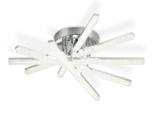 FA8895 Потолочная люстра светодиодная с ПДУ Ambrella Acrylica Original FA8895 CH хром 65W 3000K-6400K