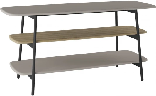 9557096302 Тумба под ТВ Калифорния Юкон Капучино/дуб сонома 9557096302