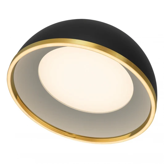 CL736151 Потолочный светильник светодиодный Citilux Floom CL736151 Черный+Золото