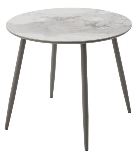 480M06044 Стол МИЛТОН D89 цвет ПАНДОРА (PANDORA LIGHT), керамика / ЛАТТЕ каркас M-City 64589