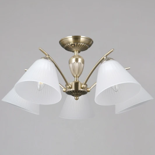 IL0910-8CSQ-26 AB ELITE Потолочная люстра на штанге ILLUMICO IL0910-8CSQ-26 AB ELITE