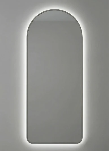 SM121LSL Arch XL LED Silver Зеркало в полный рост в раме с подсветкой Art-Zerkalo SM121LSL 13962