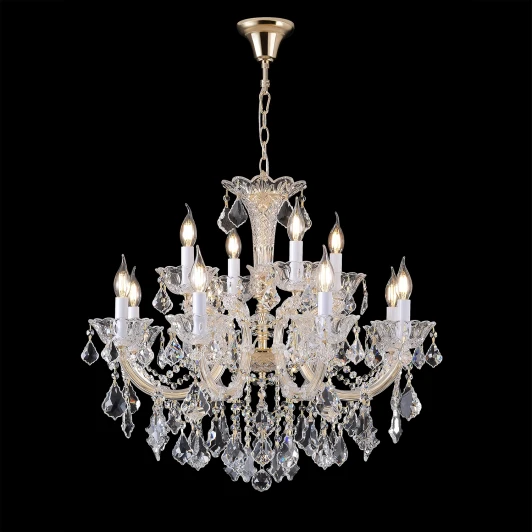 CRISTELLE SP8+4 GOLD Подвесная люстра Crystal Lux CRISTELLE SP8+4 GOLD