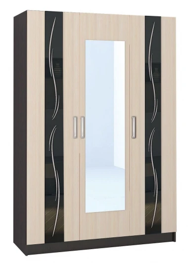 00-00003789 Эрика Шкаф ТЭКС 3-х ств. (Венге/Дуб молочный)