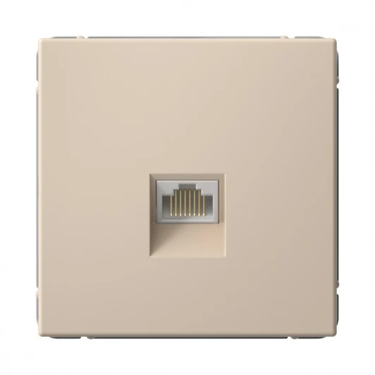 GAL001283 Розетка Ethernet RJ-45 (песочный) Systeme Electric GAL001283