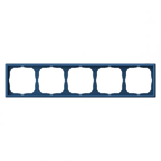 GAL001105 Рамка на 5 постов (аквамарин) Systeme Electric GAL001105