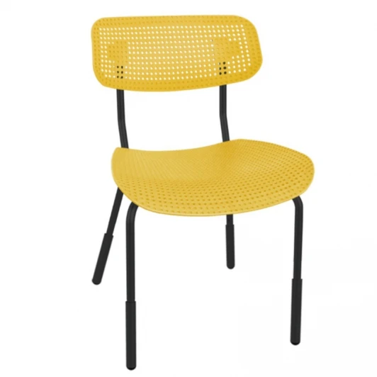 9324763804 Стул Sheffilton SHT-S85PB-1 желтый/желтый/черный муар 9324763804