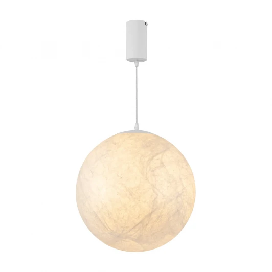 056880 Подвесной светильник SP-SILKA-HANG-R400-12W Warm2700 (WH, 330 deg, 230V) (Arlight, IP20, Натуральный шелк) 056880