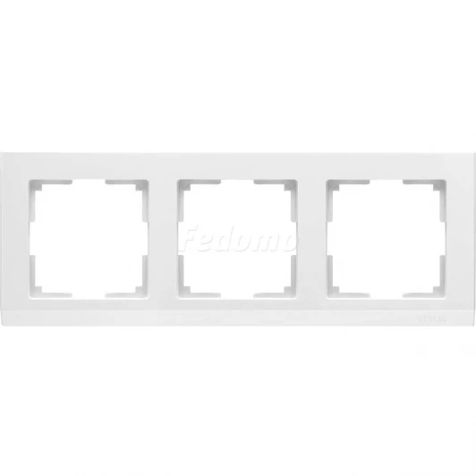 WL04-Frame-03-white Рамка на 3 поста Werkel Stark, белый