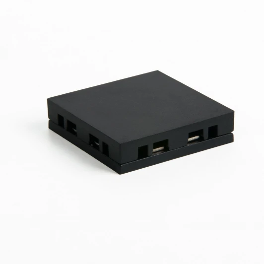 85003/00 Четырёхсторонний соединитель Elektrostandard Flat Magnetic для накладного шинопровода чёрный 85003/00