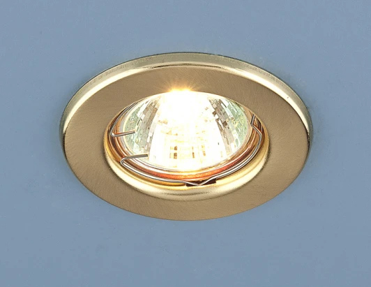9210 MR16 SGD золото матовое Встраиваемый точечный светильник Elektrostandard 9210 MR16 SGD золото матовое
