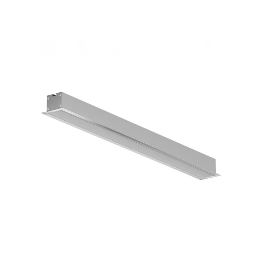 LL313001 Встраиваемый линейный светильник светодиодный Maytoni Technical LL313001 3000K 50x35 серебро 500 мм