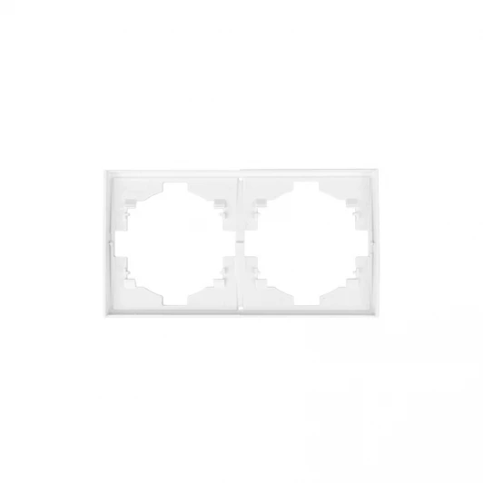 KR-78-0752-4 Рамка 2-постовая жемчуг Kranz Strong KR-78-0752-4