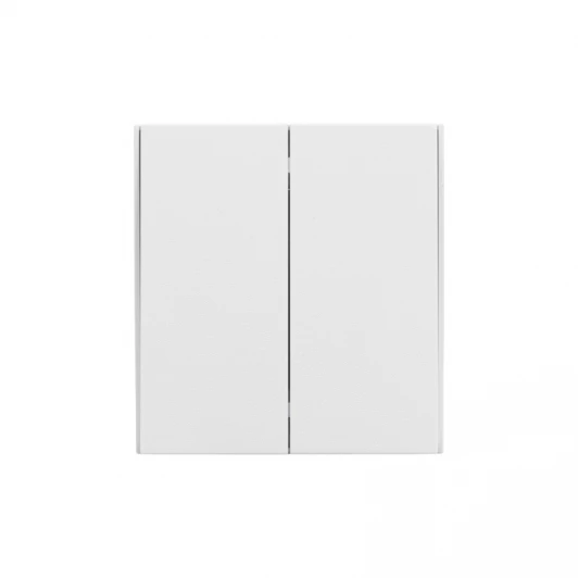 KR-78-0709-4 Выключатель двухклавишный проходной (переключатель) 10А с/у жемчуг Kranz Strong KR-78-0709-4