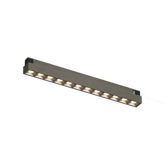 DK5771-DN Трековый светильник Downlight для магнитного шинопровода Denkirs Shine Grill DK5771-DN 48V 10W темный никель (LED)