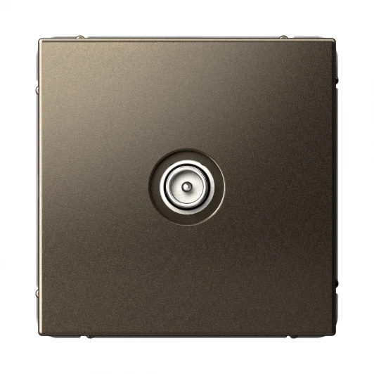 GAL000691 ТВ-розетка оконечная (мокко) Systeme Electric GAL000691
