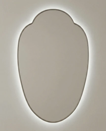 SM130LSL Milis LED Silver Зеркало в раме с подсветкой Art-Zerkalo SM130LSL 13921