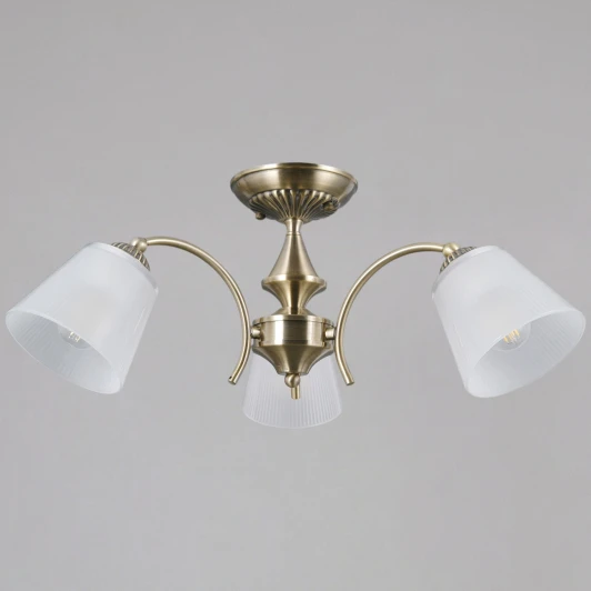 IL0910-3CSQ-26 AB ELITE Потолочная люстра на штанге ILLUMICO IL0910-3CSQ-26 AB ELITE