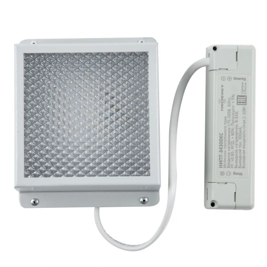 ULP-1010 7W/5000К IP40 GRILYATO WHITE Светильник светодиодный потолочный встраиваемый, 5000K для ячеек 100x100мм, в комплекте с и/п Uniel Grilyato Mini ULP-1010 7W/5000К IP40 GRILYATO WHITE